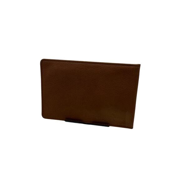 Louis Vuitton Brown Taiga Leather ID Card Holder Wallet*EXCELLENT Condition! - Picture 4 of 7